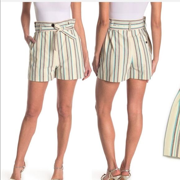 3.1 Phillip Lim striped paper bag shorts size XS, NWT - Picture 1 of 11